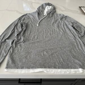 Ladies Vince Lined Hoodie size L